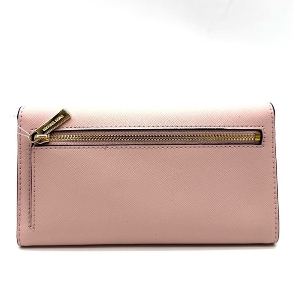 Michael Kors Large Trifold Wallet Powder Blush - Picture 3 of 7